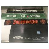 COLLECTION OF RUBBER BAR MATS