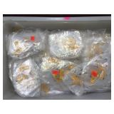 TUB OF GENUUNE EMERALD GEMSTONES