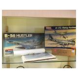 SHELF LOT, MODEL AIRPLANES, DECALS