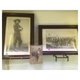 FRAMED & MATTED 'CUSTER' &  CONFEDERATE GENERALS