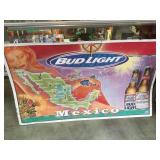 LARGE METAL MEXICO BUDLIGHT SIGN. 36X60