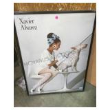 FRAMED XAVIER ALVAREZ  PRINT,