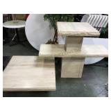 3 PIECE STONE COFFEE,END & SOFA TABLES