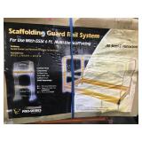 RAIL SYSTEM GUARD FOR SCAFFOLDING