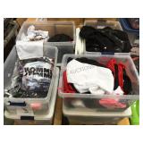8 BINS OF NEW CLOTHING,
