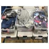 6 BINS OF NEW CLOTHING