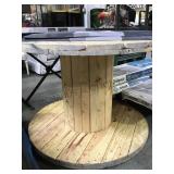 LARGE WOOD SPOOL