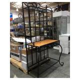 BLACK METAL BAKERS RACK