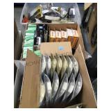 CART OF NEW ITEMS, WATER LEAK SENSORS &MORE