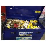 CONTRACTORS JOB BOX WITH CONTENTS