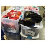 9 BINS OF NEW CLOTHING