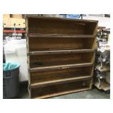 5 SHELF STEEL & WOOD INDUSTRIAL SHELVING