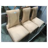 3 UPHOLSTERED CHAIRS