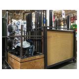 STEEL FRAMED PEGBOARD W/STANDS