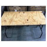 WOODEN FOLDING TABLES W/RACK,24XMONEY