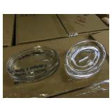 GLASS OVVAL SOAP DISHES, 10XMONEY