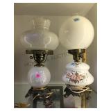 PAIR OF BOUDOIRE LAMPS