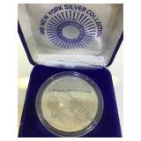 1981  3/4 OZ SILVER , NEW YORK SILVER  COIN