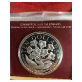 1975 STERLING PROOF $10 COIN, COMMONWEALTH