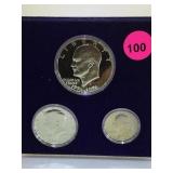1976 U.S. BICENTENNIAL SILVER PROOF SET