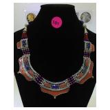 HANDMADE HIMALAYAN TIBETAN NECKLACE(NOT SILVER)