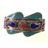 HANDMADE HIMALAYAN TIBETAN BRACELET,(NOT SILVER)