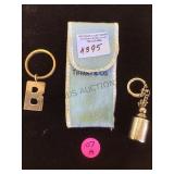 STERLING TIFFANY & CO KEYCHAIN & STERLING B