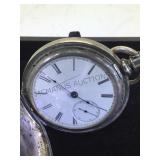 ELGIN COIN SILVER "G.M. WHEELER" POCKET WATCH