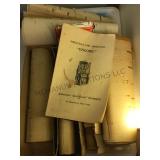 TUB OF MUSIC SHEET ROLLS
