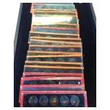 TRAY OF MAGIC LANTERN SLIDES VERY OLD