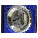 1975 FRANKLIN MINT STERLING MOTHERS DAY PLATE