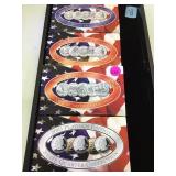 2005,2007,2-2008  UNC. STATE QUARTER COLLECTIONS