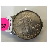2003 SILVER AMERICAN EAGLE MONEY CLIP