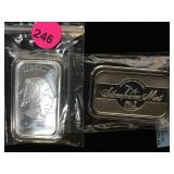 1OZ .999 SILVER BARS, 2XMONEY