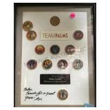 FRAMED POKER CHIPS AWARD PRESENTATION