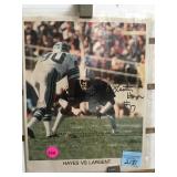 AUTOGRAPHED LESTER HAYES LOBBY CARD