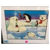 COCA-COLA CARTOON CEL " YOUR COKE SIR" W/COA