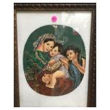 FRAMED REVERSE PAINTED SAND ART