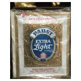 2 PABST BLUE RIBBON BEER SIGNS, NOS