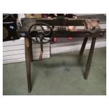 ANTIQUE GRINDING WHEEL STAND WITH CRANK