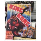 KING KONG PRINT ON CANVAS & COMIC BOOK