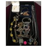 TRAY OF FASHION JEWELRY, ROMAN, DANBURY MINT
