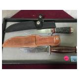 PAIR OF KNIVES, FROST & IMPERIAL W/SHEATHS