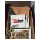 BOX INCLUDING COPA DAY ORO 1914 YEAR BOOK