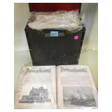 VINTAGE  "POPULAR MONTHLY" MAGAZINES W/ CASE