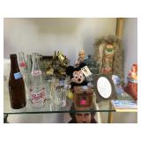 COLLECTION INCLUDING BRASS BUTTERFLY BOOK-ENDS