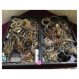 2 TRAYS OF FASHION JEWELRY,