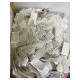 APPROX 2500 CARDED GARNET GEMSTONES