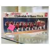 BUDWEISER  CLYDESDALE 8-HORSE HITCH MODEL