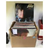BOX OF VINYL ALBUMS, TOM JONES, JACK JONES & MORE